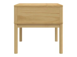 Mesa para candeeiro FLORO 55x55x54 cm pinho maciço castanho mel