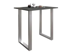 Mesa VCM Bar | Tresen | Mesa em pé | Mesa alta | Mesa Bartresen - Xona 110x80 cm (Prata / Antracite)