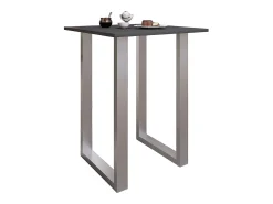 Mesa VCM Bar | Tresen | Mesa em pé | Mesa alta | Mesa Bartresen - Xona 80x80 cm (Prata / Antracite)