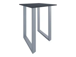 Mesa VCM Bar | Tresen | Mesa em pé | Mesa alta | Mesa Bartresen - Xona 80x80 cm (Prata / Antracite)