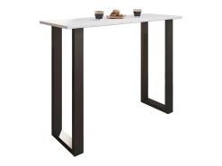 Mesa VCM Bar | Tresen | Mesa em pé | Mesa alta | Mesa Bartresen - Xona 140x50 cm (Preto / Branco)