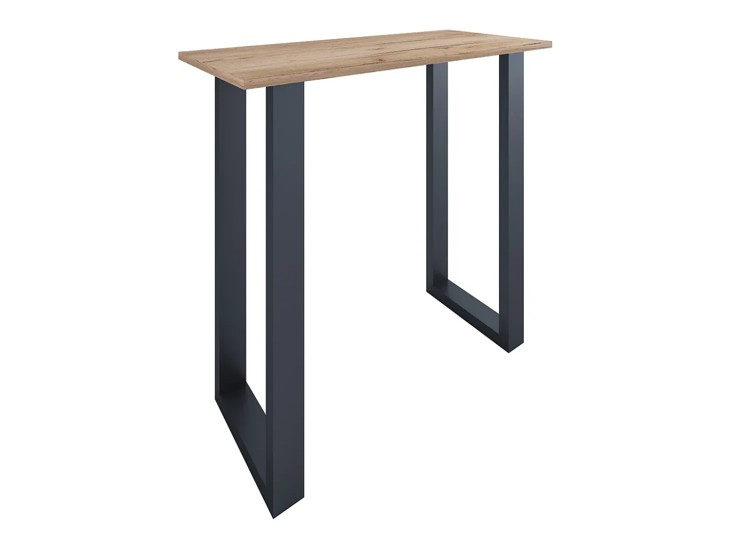 Mesa VCM Bar | Tresen | Mesa em pé | Mesa alta | Mesa Barba Bar - Xona 110x50 cm (Preto / Carvalho Mel)