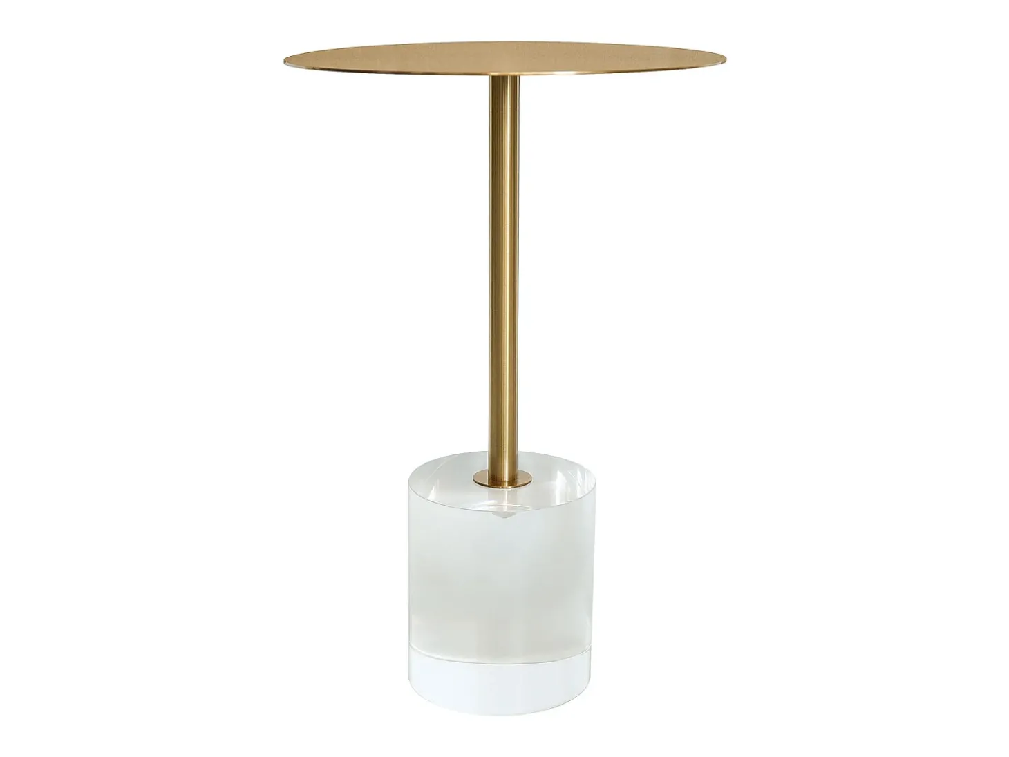 Mesa 35x57x35 cm dourada modig m28