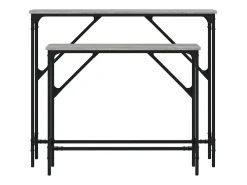Mesas consola 2 pcs derivados de madeira cinzento sonoma PT950955
