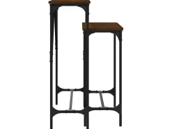 Mesas consola 2 pcs derivados de madeira carvalho castanho PT419123