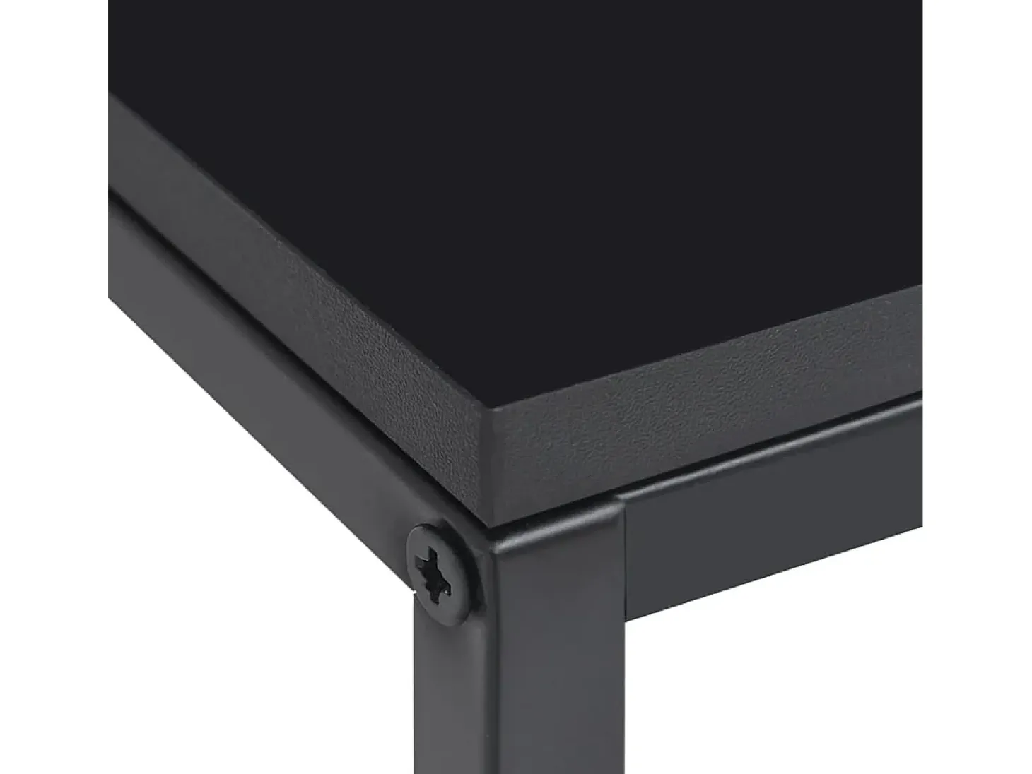 Mesas de apoio 2 pcs aço preto PT127017