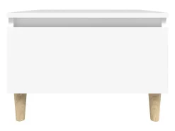 Mesas de apoio 2 pcs 50x46x35 cm derivados de madeira branco