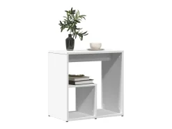 Mesas de apoio 2 pcs 50x30x50 cm derivados de madeira branco PT513774