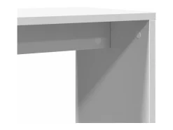 Mesas de apoio 2 pcs 50x30x50 cm derivados de madeira branco