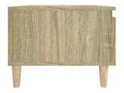 Mesas de apoio 2 pcs 50x46x35 cm deriv. madeira carvalho sonoma