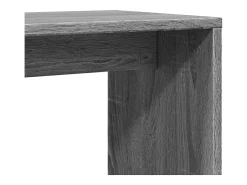 Mesas de apoio 2 pcs 50x30x50 cm derivados madeira cinza sonoma