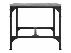 Mesas de apoio 2 pcs 40x40x35 cm deriv. madeira cinzento sonoma