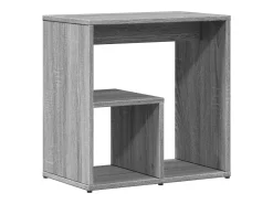 Mesas de apoio 2 pcs 50x30x50 cm derivados madeira cinza sonoma PT483845