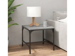Mesas de apoio 2 pcs 40x40x35 cm deriv. madeira cinzento sonoma PT527087