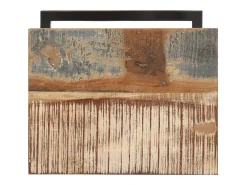 Mesas de apoio 2 pcs 31,5x24,5x64,5cm madeira recuperada maciça