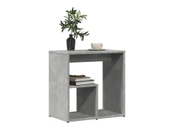 Mesas de apoio 2 pcs 50x30x50cm deriv. madeira cinzento-cimento PT604392