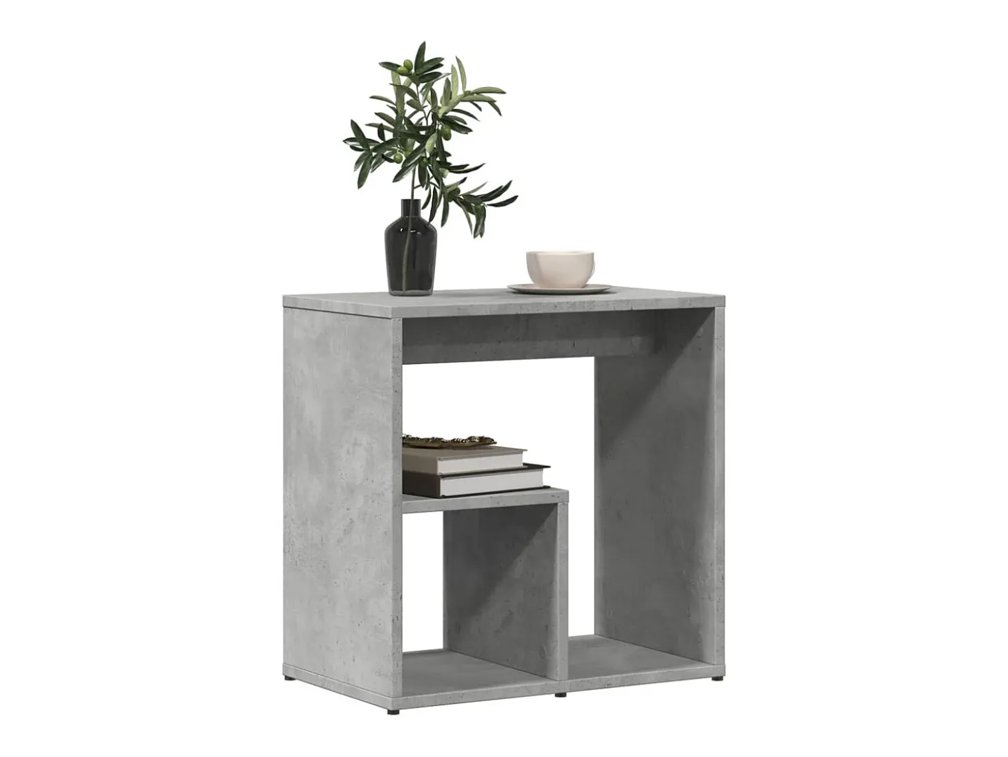 Mesas de apoio 2 pcs 50x30x50cm deriv. madeira cinzento-cimento PT604392