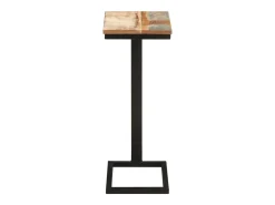 Mesas de apoio 2 pcs 31,5x24,5x64,5cm madeira recuperada maciça PT661796