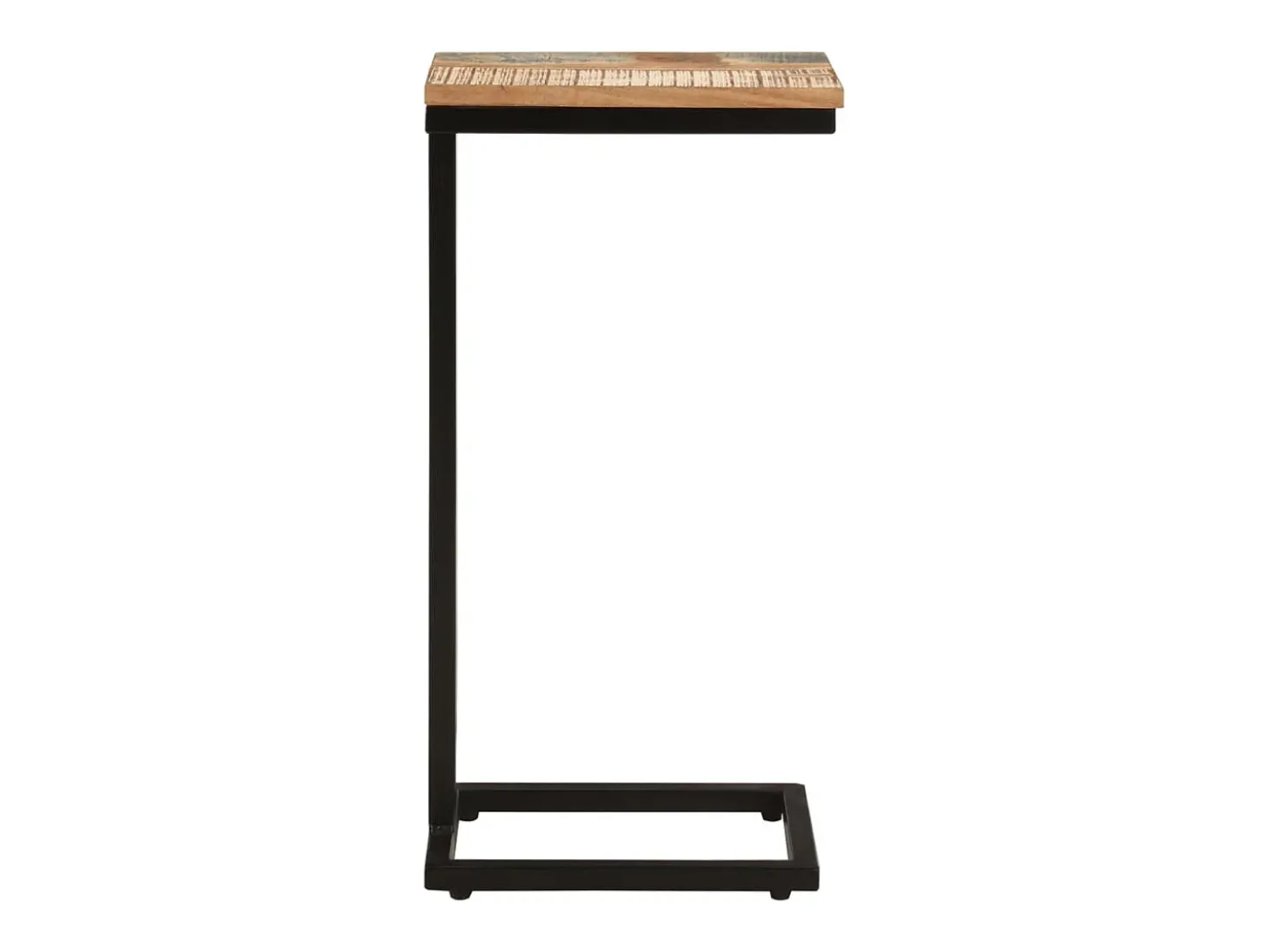 Mesas de apoio 2 pcs 31,5x24,5x64,5cm madeira recuperada maciça PT661796