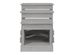 Mesas de centro 3 pcs derivados de madeira cinzento sonoma