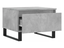 Mesas de centro 2 pcs 50x46x35 cm deriv. madeira cinza-cimento
