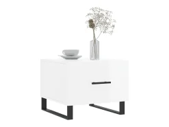 Mesas de centro 2 pcs 50x50x40 cm branco brilhante PT937666
