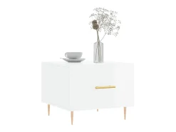 Mesas de centro 2 pcs 50x50x40 cm branco brilhante PT188136