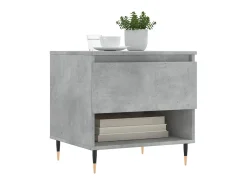 Mesas de centro 2 pcs 50x46x50 cm deriv. madeira cinza-cimento PT981246