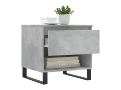 Mesas de centro 2 pcs 50x46x50 cm deriv. madeira cinza-cimento PT140329