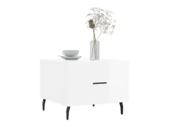 Mesas de centro 2 pcs 50x50x40 cm branco brilhante PT733667