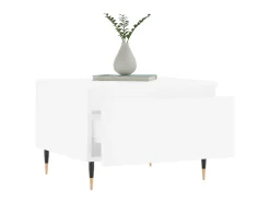 Mesas de centro 2 pcs 50x46x35 cm derivados de madeira branco PT853960