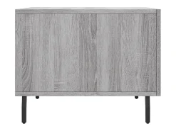 Mesas de centro 2 pcs 50x50x40 cm madeira proc. sonoma cinza