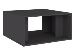 Mesas de centro 4 pcs 33x33x33 cm derivados de madeira cinza