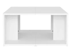Mesas de centro 4 pcs 33x33x33 cm derivados de madeira branco