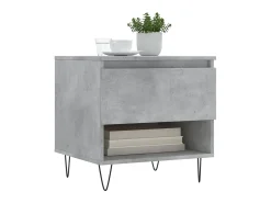 Mesas de centro 2 pcs 50x46x50 cm deriv. madeira cinza-cimento PT188654