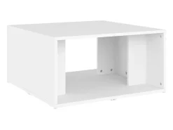 Mesas de centro 4 pcs 33x33x33 cm derivados de madeira branco PT823508
