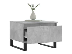 Mesas de centro 2 pcs 50x46x35 cm deriv. madeira cinza-cimento PT855779