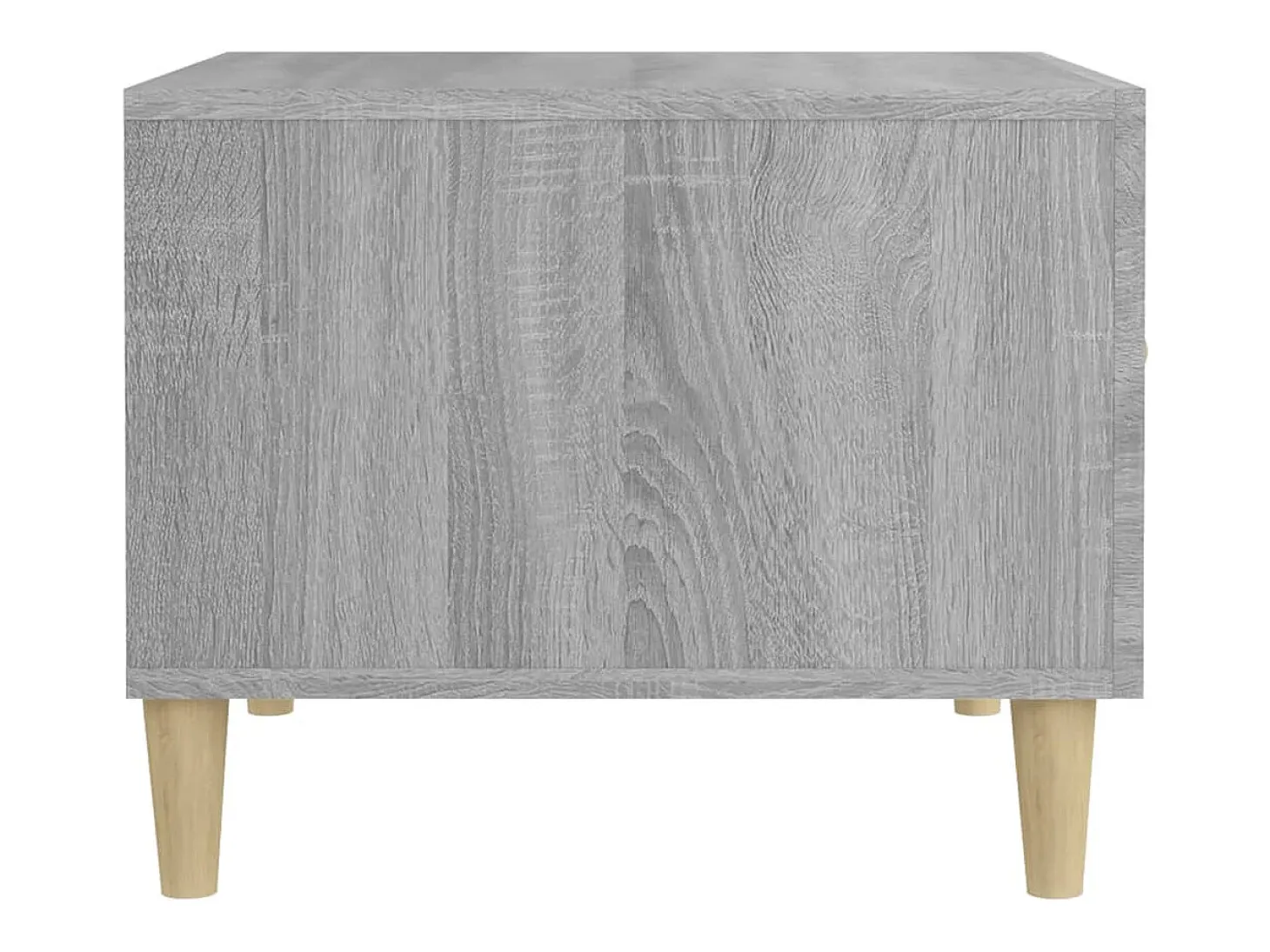 Mesas de centro 2 pcs 50x50x40 cm madeira proc. sonoma cinza