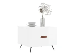 Mesas de centro 2 pcs 50x50x40 cm branco brilhante PT344822