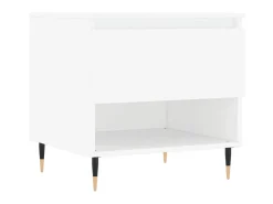 Mesas de centro 2 pcs 50x46x50 cm derivados de madeira branco PT331466