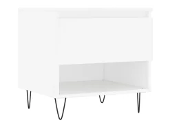 Mesas de centro 2 pcs 50x46x50 cm derivados de madeira branco PT584234