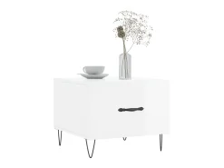 Mesas de centro 2 pcs 50x50x40 cm branco brilhante PT178101
