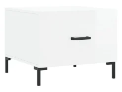 Mesas de centro 2 pcs 50x50x40 cm branco brilhante PT155027