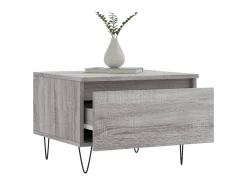 Mesas de centro 2 pcs 50x46x35cm deriv. madeira cinzento sonoma PT755963