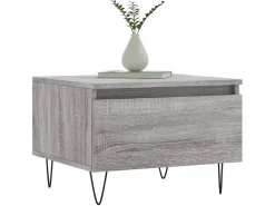 Mesas de centro 2 pcs 50x46x35cm deriv. madeira cinzento sonoma PT755963