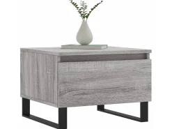 Mesas de centro 2 pcs 50x46x35cm deriv. madeira cinzento sonoma PT126436