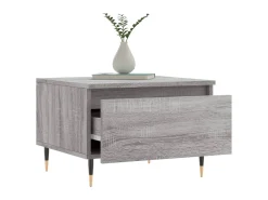 Mesas de centro 2 pcs 50x46x35cm deriv. madeira cinzento sonoma PT566004