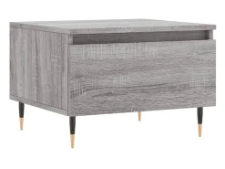 Mesas de centro 2 pcs 50x46x35cm deriv. madeira cinzento sonoma PT566004