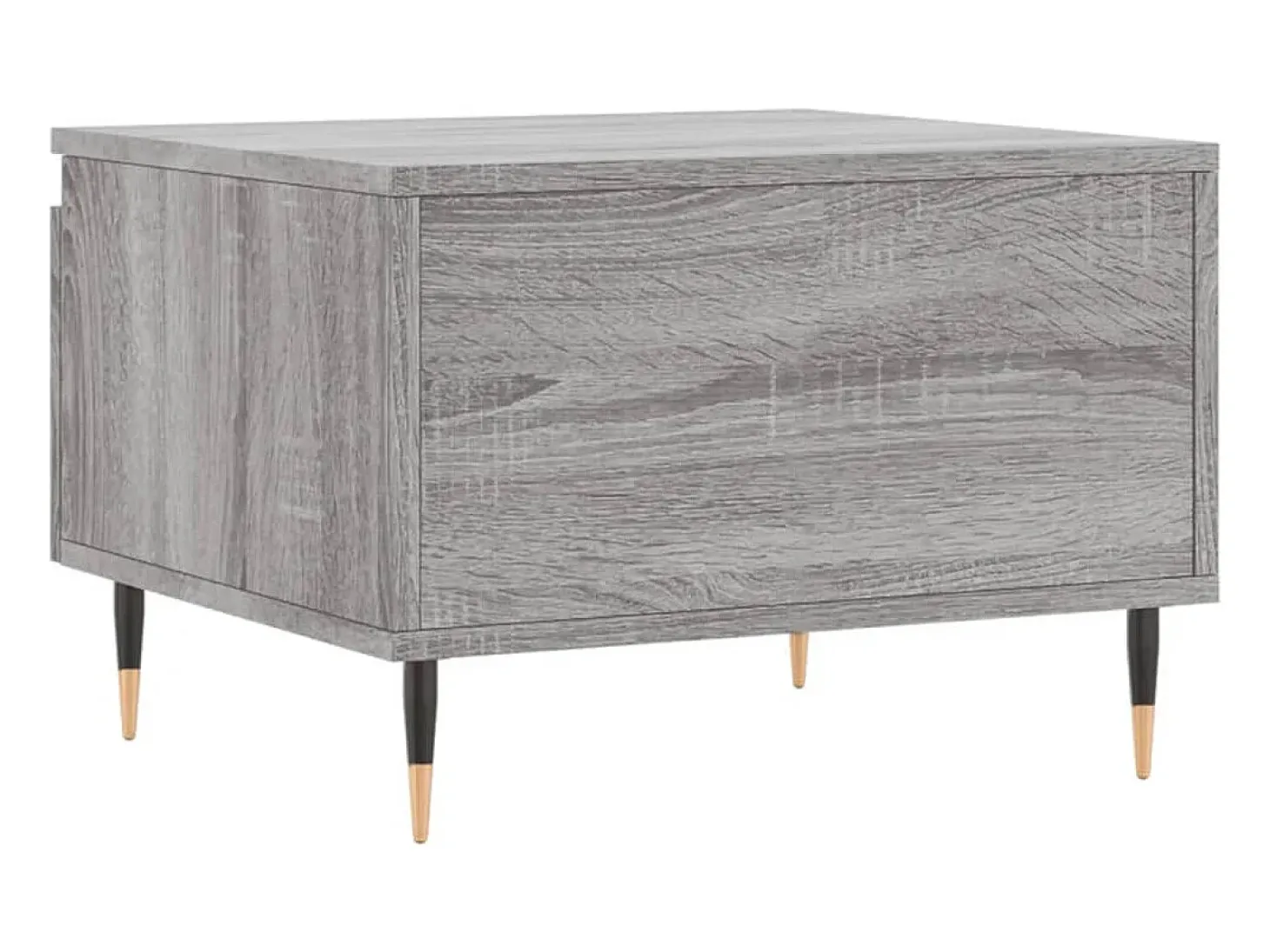 Mesas de centro 2 pcs 50x46x35cm deriv. madeira cinzento sonoma