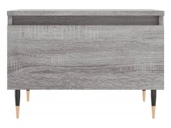 Mesas de centro 2 pcs 50x46x35cm deriv. madeira cinzento sonoma